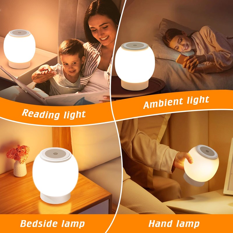 Baby Night Light, Nursery Night Lamp for Breastfeeding, Touch Night