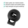 AKORD 10 Pcs Spring Loaded Plastic Round Toggle Stopper Cord