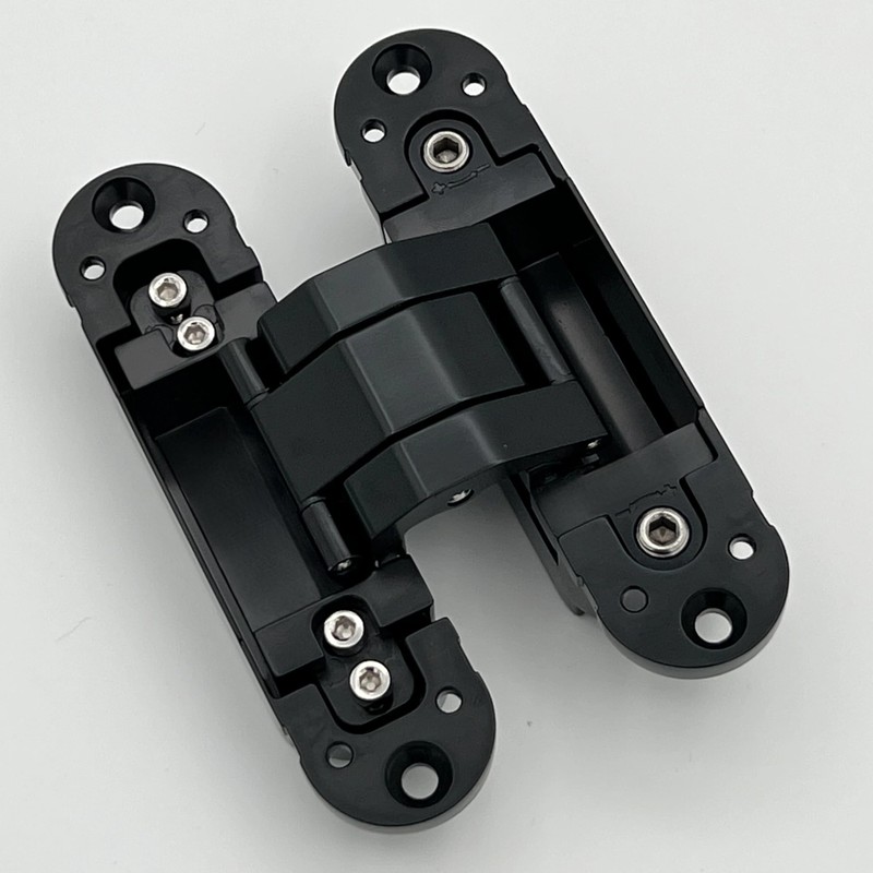 TRENDY 3D Adjustable Concealed Door Hinges, Heavy Duty (Satin Black)