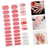 IWOWHERO Manicure 5 Sheets Gradient Nail Sticker Strips for Parties
