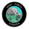 Fort Pierce, Florida Manatees Embroidered Premium Patch DIY Iron-on or