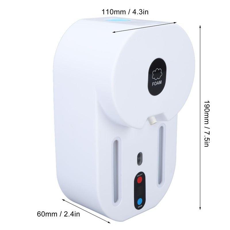 Automatic Foaming Liquid Soap Dispenser Wall Mounted Infrared Induction Hand