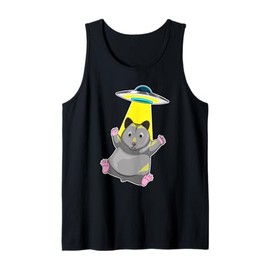 Hamster Spaceship Space Tank Top
