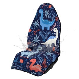 GENANY Dinosaur Premium Car Seat Towel, Fit Non-Slip Waterproof Protector & Sweatproof for Gym, Pets and Water Sport, Universal Fit Towel Seat Covers for Car, Spring Holiday Edition