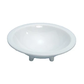 Wave OM-182 White Paint Plate, Deep Round Bottom, 6 Pieces, Paint Tool for Plastic Models