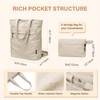 Foldaway Convertible Tote Backpack Lightweight Nylon Daypack for Women Men