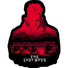 C&D Visionary The Lost Boys Movie Posters Sticker, Red, Black