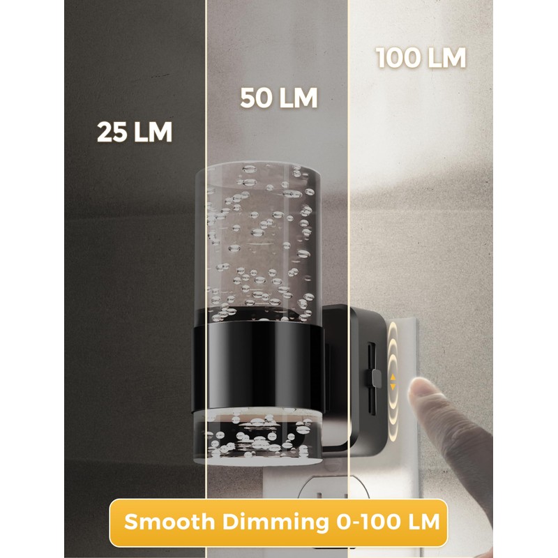 L LOHAS LED Night Light,Dimmable Night Lights Plug into Wall,