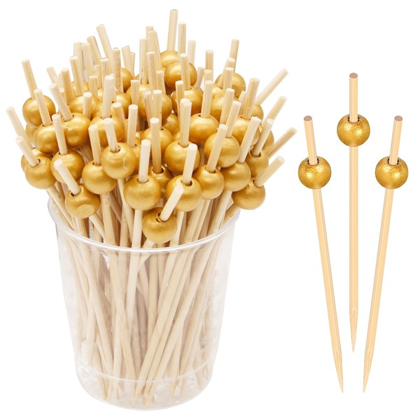 300 Cocktail Picks Food Picks Cocktail Skewers 4.7-inch Long Toothpicks