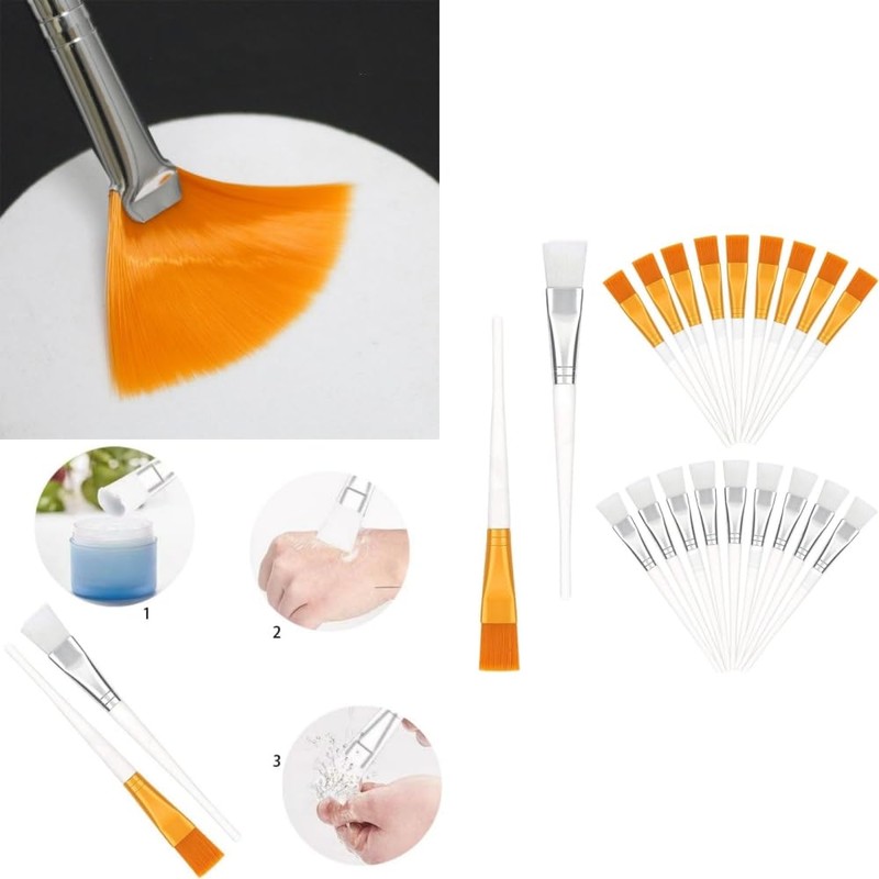 Changyeah Face Mask Brush, Pack of 20 Face Masks Application