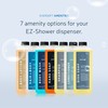 EZPULL EZ-SHOWER Wall Mount Body/Hair/Conditioner Trio Shower Dispenser for Bathroom/RV/Airbnb,