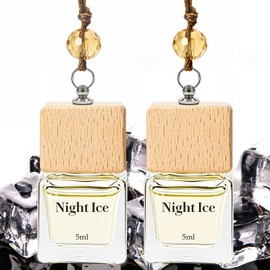Night Ice Car Air Freshener for Men, Long Lasting Strong Car Perfume, Essential Oil Diffuser for Car, 2 Pack
