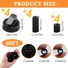 Oupdate 4 Pcs Cooker Knobs Replacement Oven Knobs Universal for