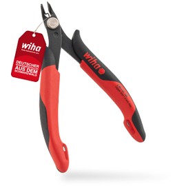 Wiha 26813 Z40112803 Electronic Side Cutters with Wire Retention Clip