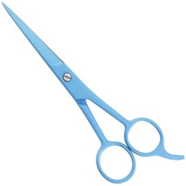 YNR Professional Hairdressing Scissors – Hair Cutting Scissor for Barbers & Salon, Stainless Steel Hair Scissors for Men, Women & Children | (Light Blue) 6 Inches