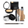 Kit Bissù,, Polvo Compacto +rímel +lápiz Para Ceja +fijador