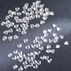 150Pcs Nail Gems, Multi Shapes Crystal White Rhinestones for Nails,