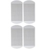 Mini Ice Cube Tray Set (4 Pack), Easy Ice Release