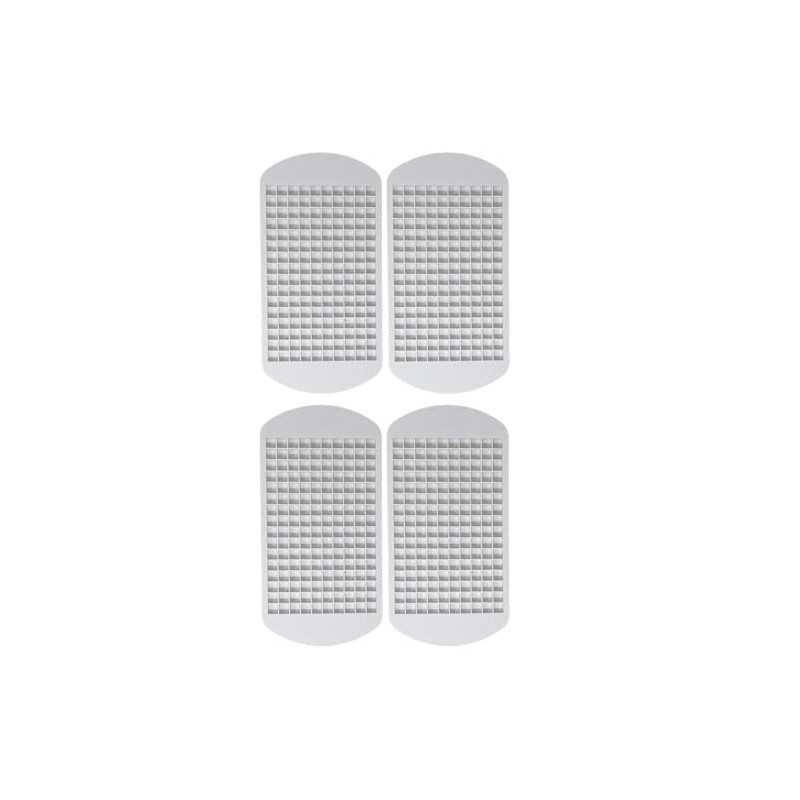 Mini Ice Cube Tray Set (4 Pack), Easy Ice Release