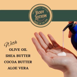 Brillar Bath House Cherry Vanilla Dr Black Scented Shimmering Body Lotion with Olive Oil, 32 Oz