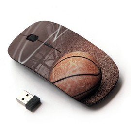 KOOLmouse [ Optical 2.4G Wireless Mouse [ Vintage Basketball Texture ]
