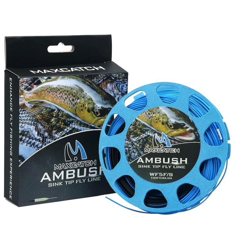 Maxcatch Sinking Tip Fly Line for Fly Fishing Weight Forward