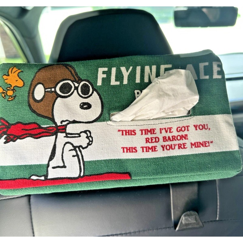 PEANUTS Snoopy Tissue Box Cover Japan