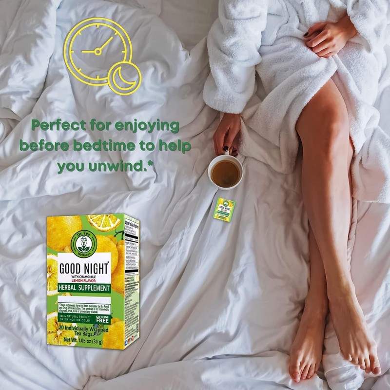 Dr. Tea Good Night Tea with Chamomile - Lemon Flavor