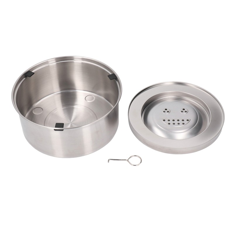 Dog Water Bowl Dispenser 304 Stainless Steel Spill Proof 3L