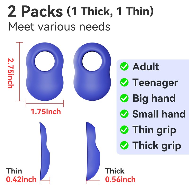 2 Pack Baseball Thumb Guard for Pro Batters, Hitter Swing