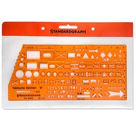 Standardgraph Original Template for Tactical Signs - NATO Troop Sign 8353