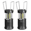 Campfire Camping Tent Lights Adjustable Two Lighting Modes Stainless Steel