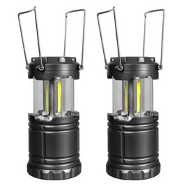 Campfire Camping Tent Lights Adjustable Two Lighting Modes Stainless Steel Hanging Handle for Hiking Camping Fishing
