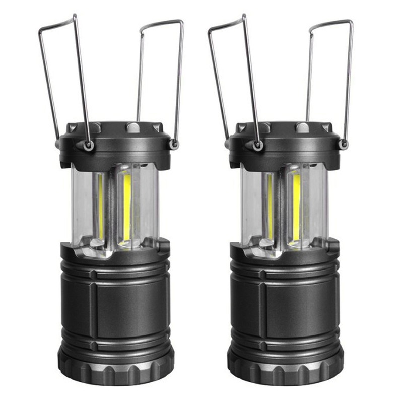 Campfire Camping Tent Lights Adjustable Two Lighting Modes Stainless Steel