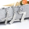 Anawakia Alphabet 26 English Letters Rhinestone Rhinestone Pendant with Initials