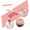 Baluue 3 Pcs Ergonomic Design Handheld Massage Roller Foam Roller