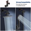 NearMoon Adjustable Shower Head Extension Adapter, SUS304 Stainless Steel Shower