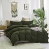 Luxlovery Army Green Comforter Set King Green Bedding Comforter Olive