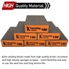 Hubaow Sanding Sponge, 180 Grit Assortment Sanding Block, Wet and