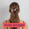 American Flag Scrunchies, Festive 4th of July Hair Ties, Patriotic