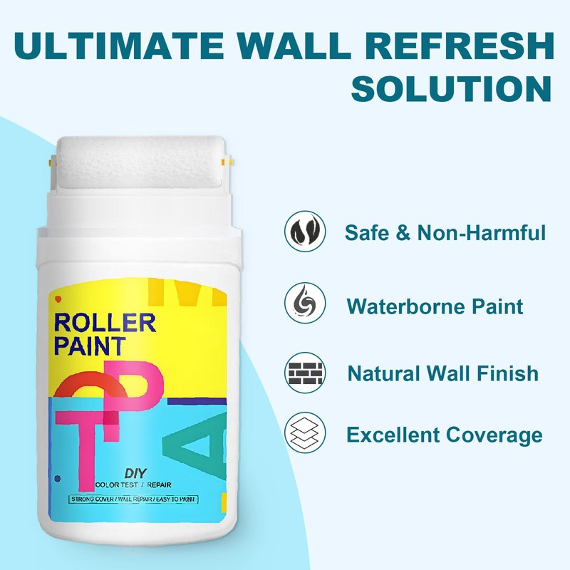 White Paint for Wall Touch up Paint for Walls, Portable