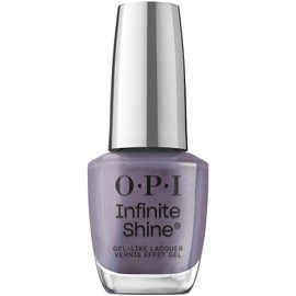 OPI Infinite Shine Long-Wear Gray Nail Polish, Up to 11 days of wear & Gel-Like Shine, Fall '24, Metallic Mega Mix Collection, Funmetal, 0.5 fl oz