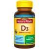 Nature Made Vitamin D3 1000 IU (25 mcg), Dietary Supplement
