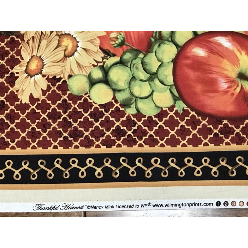 Wilmington Beautiful fall THANKFUL HARVEST Cotton Fabric Panel