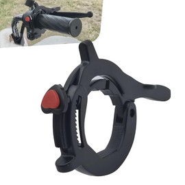 Polcatay Motorcycle Cruise Control Throttle Lock, Throttle Speed Control and Anti-skid Booster, Handlebar Labor-saving Clip Controller To Relax Arms, for Motorcycle Modification Accessories (Black)