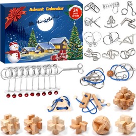 Advent Calendar 2024 Puzzle Challenge for Adults Women Men Christmas Countdown Calendars 24 Days for Girls Boys Teens