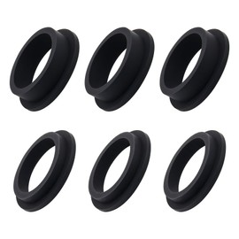 Koatukys 11228 11412 L-Shape O-Ring Gasket Replacement Compatible with Intex Pool Sand Filter Pump Motor and Hose Seals Set (3 Pcs 11228 + 3 Pcs 11412)