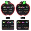 Yymobt First and Last Day of School Chalkboard Double Sided