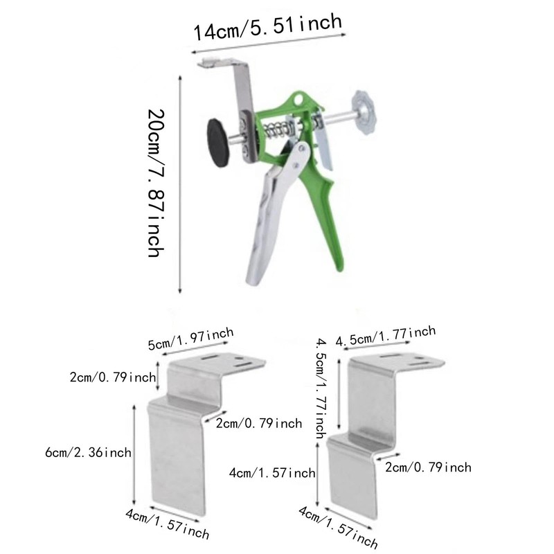 Qianly 2Pcs Drawer Front Installation Clamps Drawer Face Clamps Carpentry