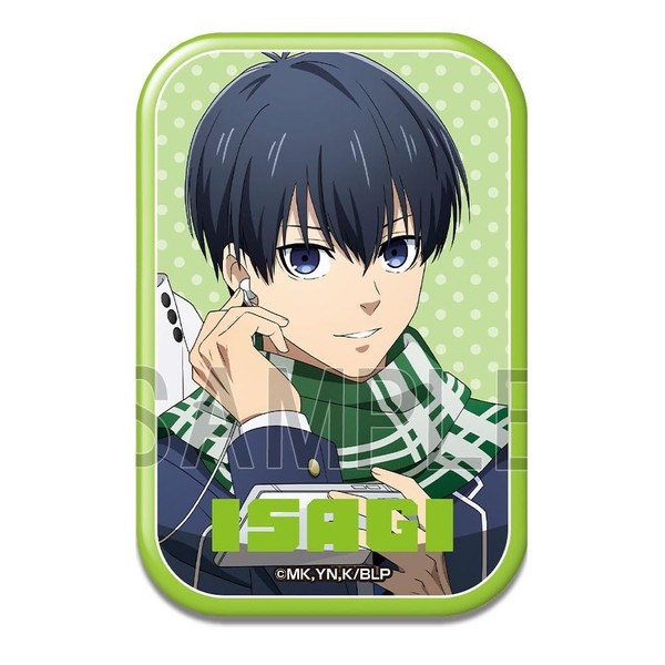 Blue Rock Rectangular Can Badge Kiyoshi Seiichi A BRAN-B001-m03